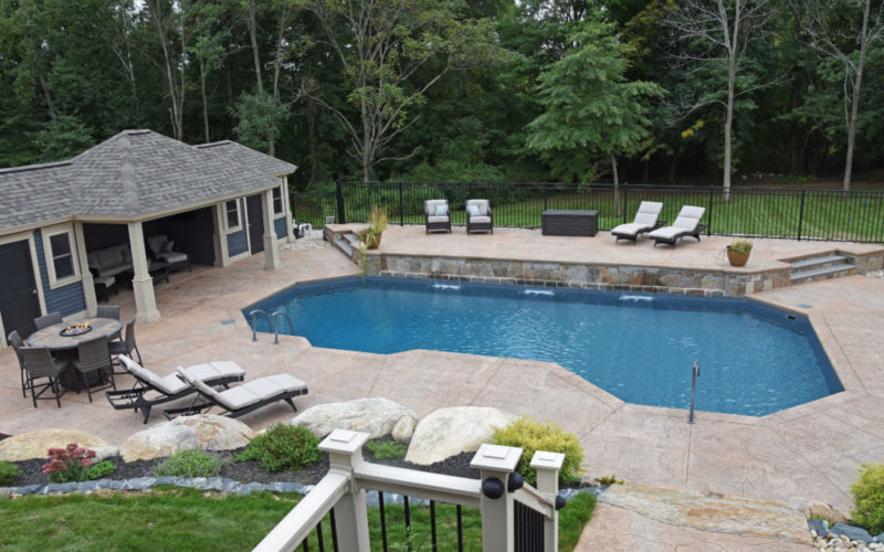 6A Grecian L Inground Pool - Saugerties, NY
